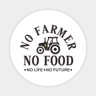 No Farmer No Food Magnet